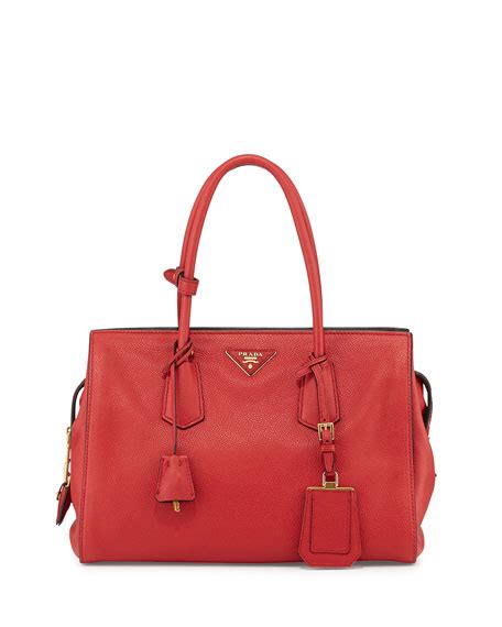 prada vitello grain fuoco|PRADA Vitello Satchel/Top Handle Bag Handbags & Bags for .